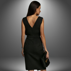 Sofía | Vestido ajustado con escote en V y abertura