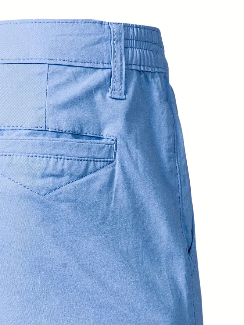 Valentina | Pantalones cortos de algodón transpirables con bolsillos