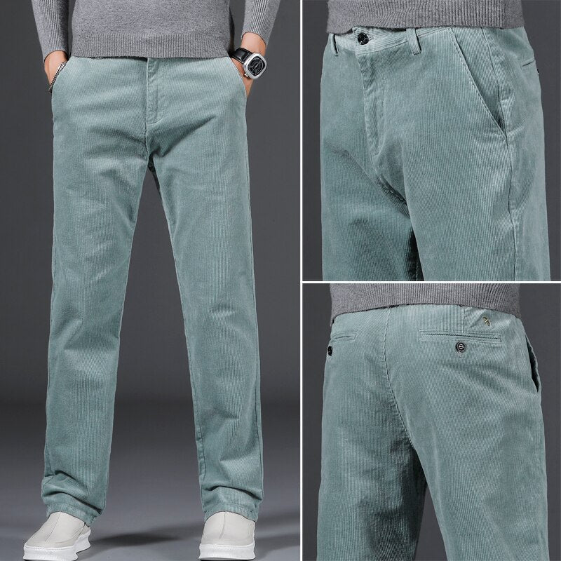 Paula | Pantalones de pana de talle medio