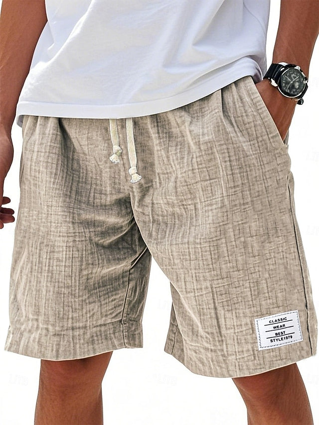 Xabier | Pantalones cortos ligeros y casual de corte amplio para hombre
