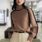 Silvia | Jersey de cuello alto cómodo