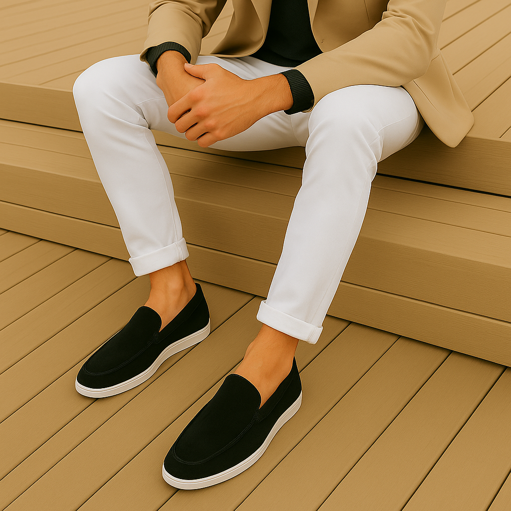 Nicolás | Mocasines elegantes en ante