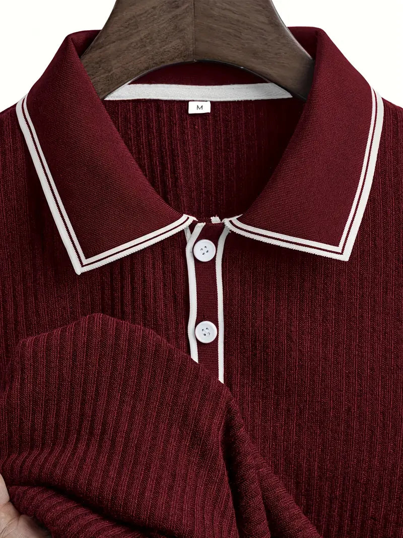 Eladio | Polo elegante de manga corta