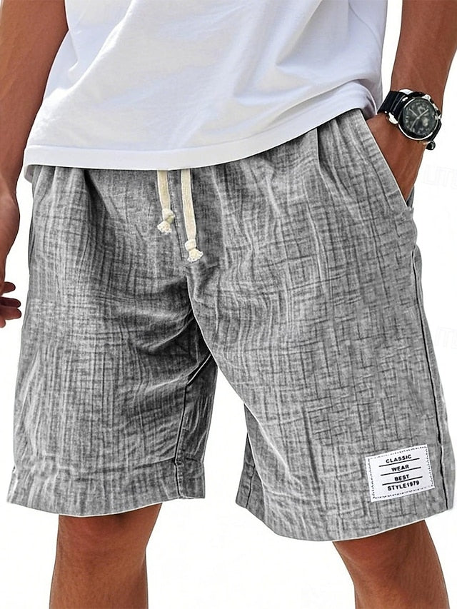 Xabier | Pantalones cortos ligeros y casual de corte amplio para hombre