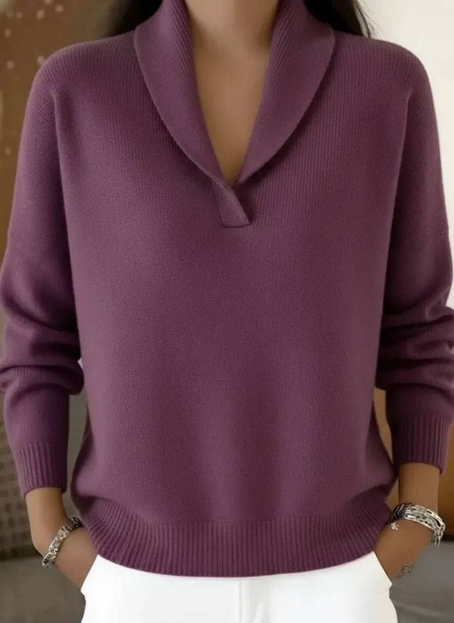 Encarna | Jersey con Cuello de Pico