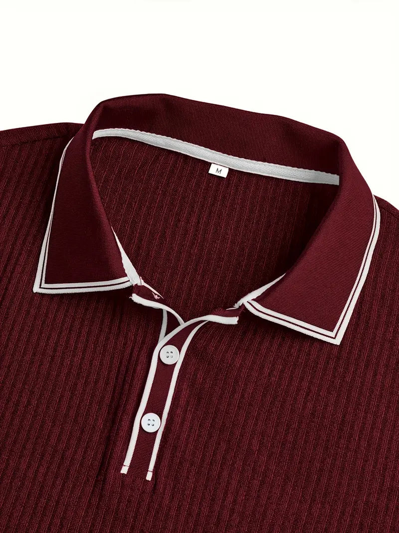 Eladio | Polo elegante de manga corta