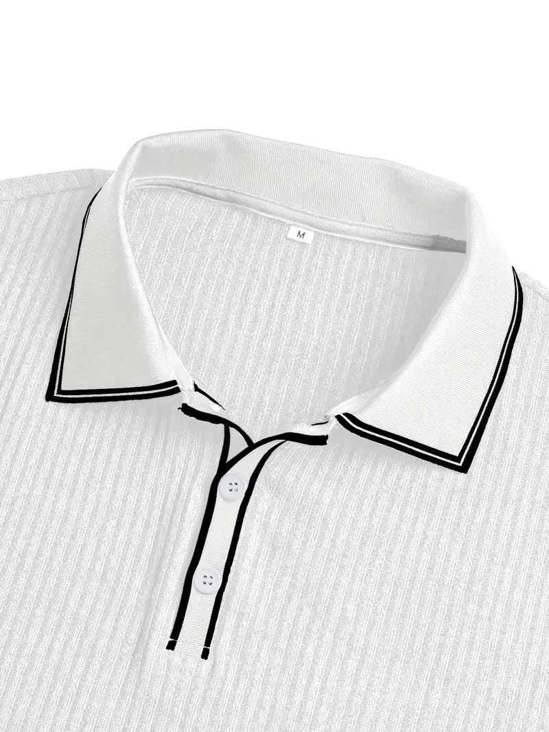 Eladio | Polo elegante de manga corta