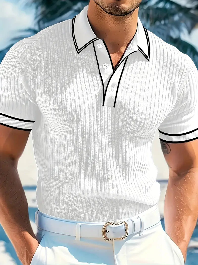 Eladio | Polo elegante de manga corta