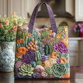 Bolso artesanal - Jardín de Suculentas
