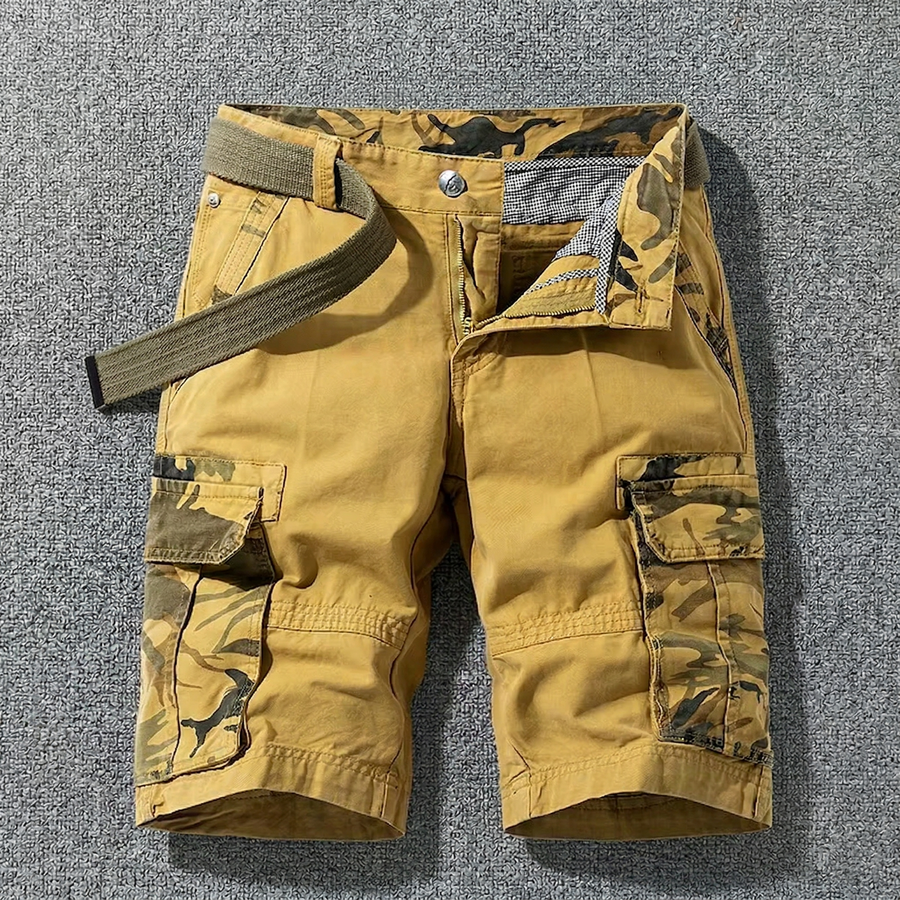 Sergio | Pantalones cargo cortos con cinturón