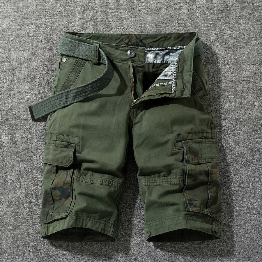 Sergio | Pantalones cargo cortos con cinturón