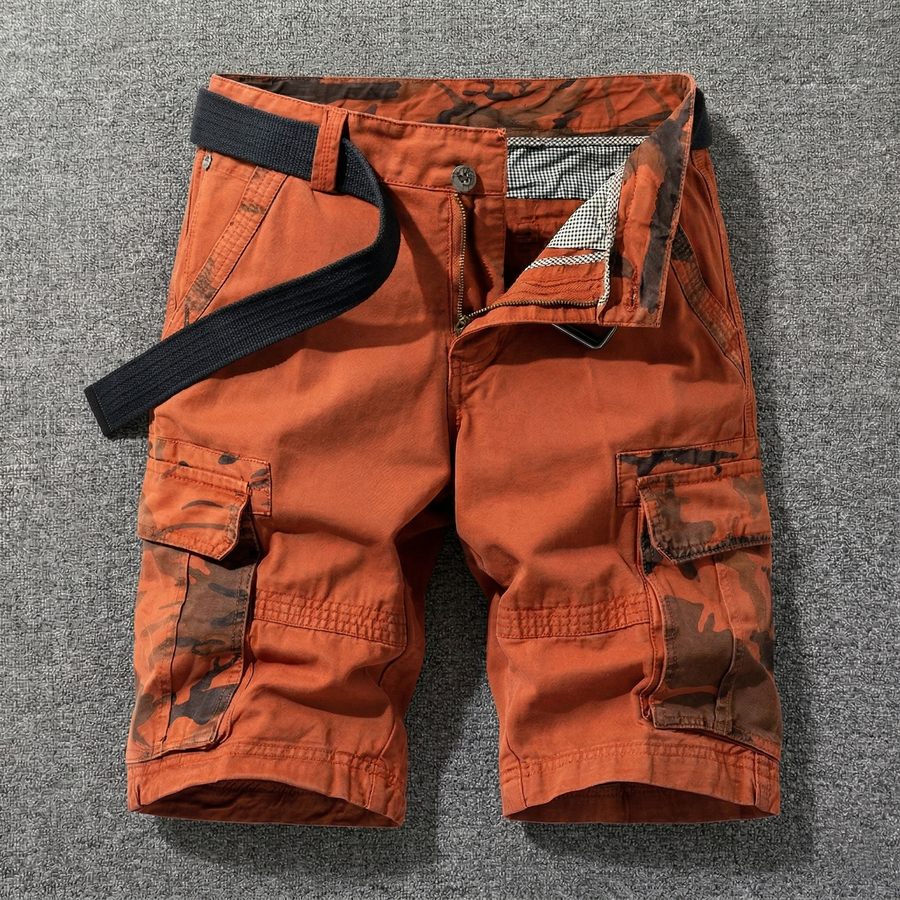 Sergio | Pantalones cargo cortos con cinturón
