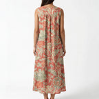 Vestido midi fluido para el día a día de Noura Madrid
