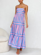 Valeria | Vestido con tirantes bicolor