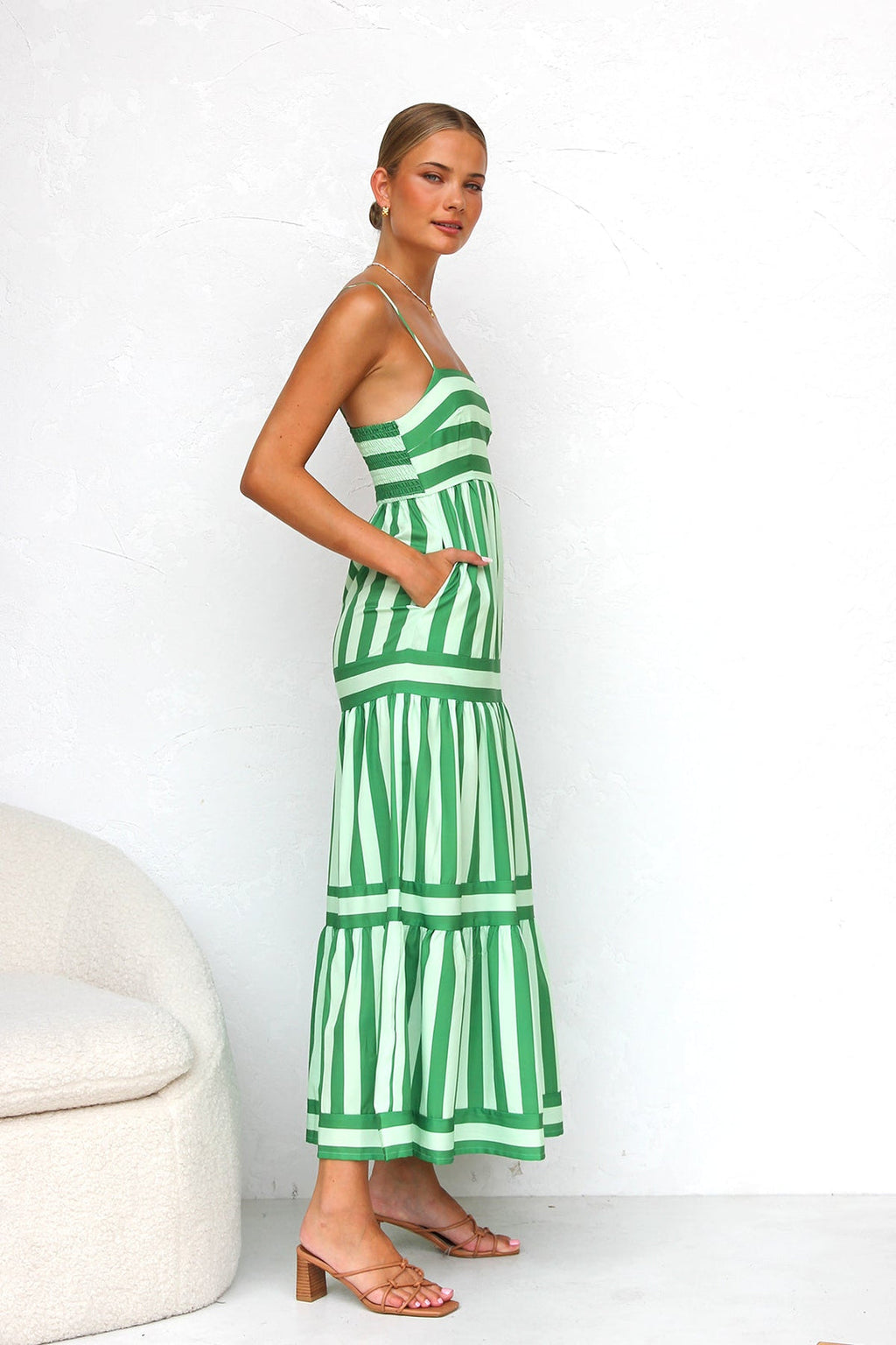 Valeria | Vestido con tirantes bicolor