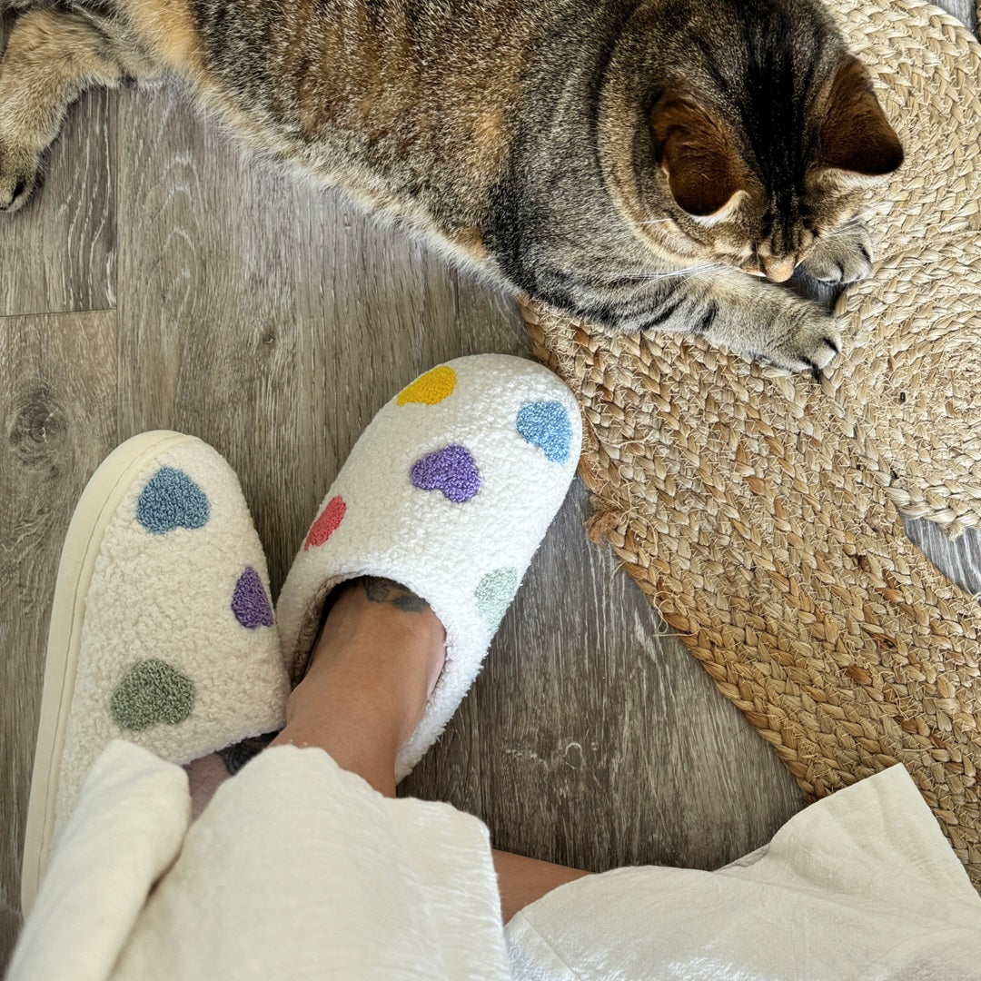 Corazón | Zapatillas de casa con forma de corazón