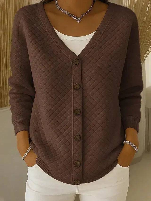 Leonor | Chaqueta de Punto Acolchada con Botones