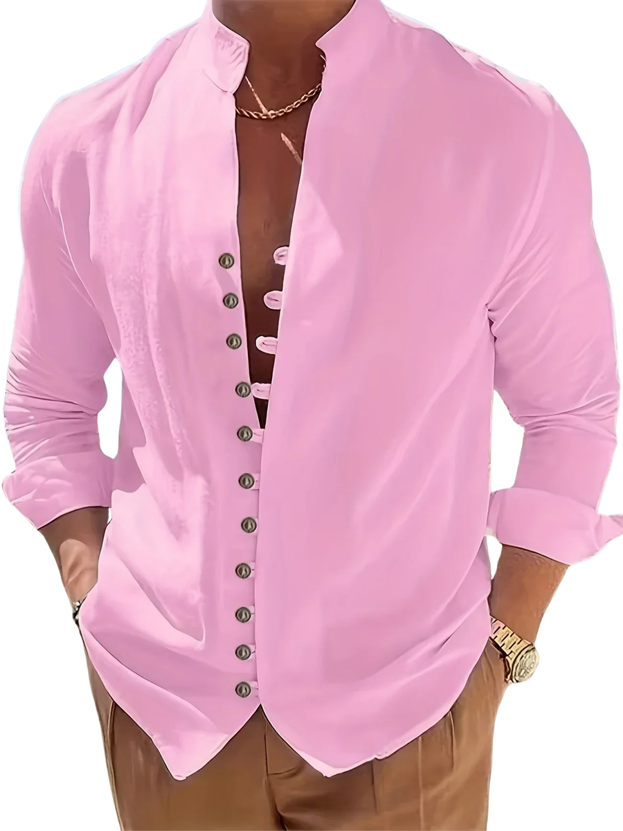 Yago | Camisa ligera de algodón de manga larga