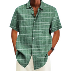 Damián | Camisa elegante de rayas y cuadros