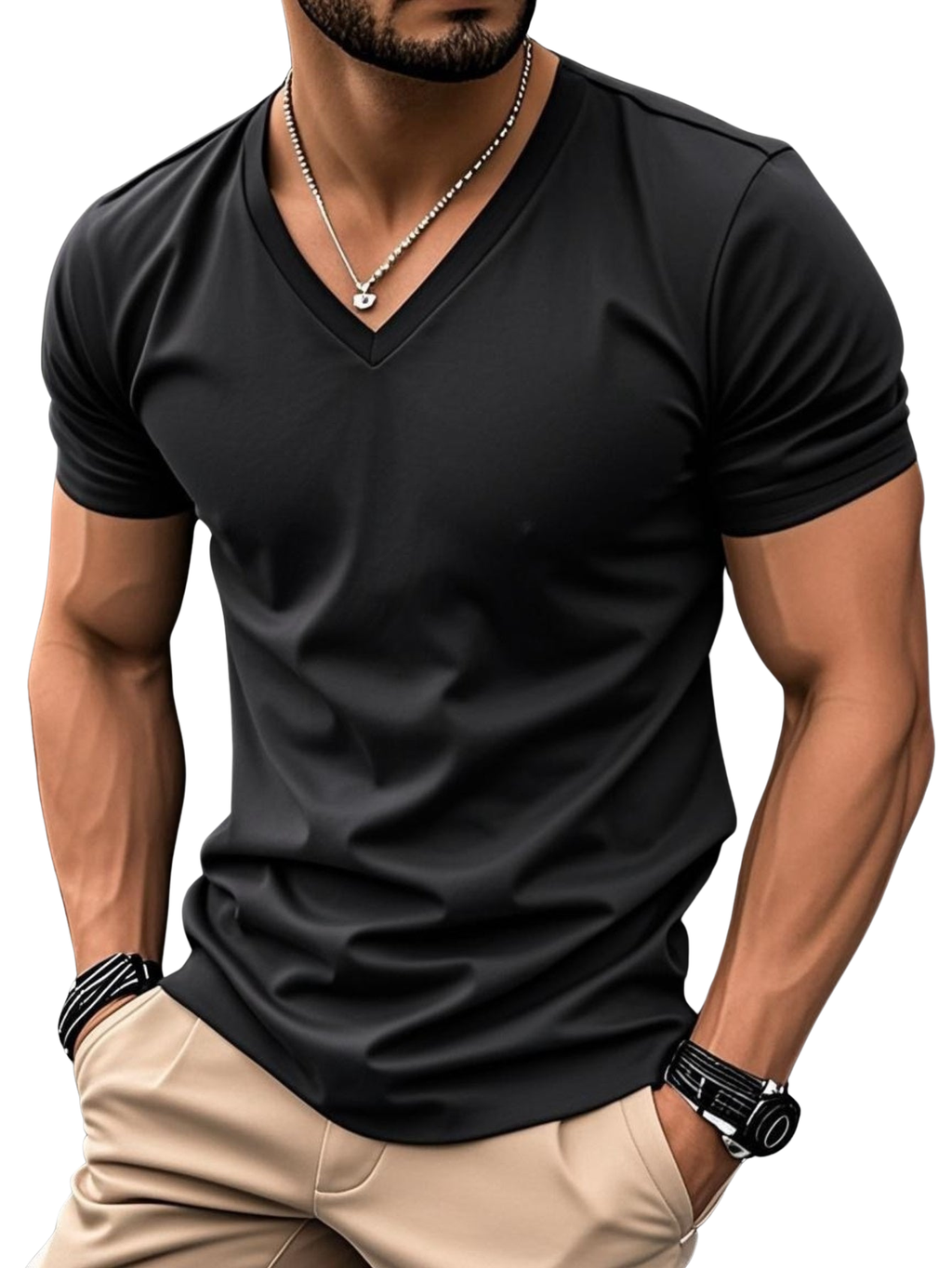 Jon | Camiseta de moda de manga corta