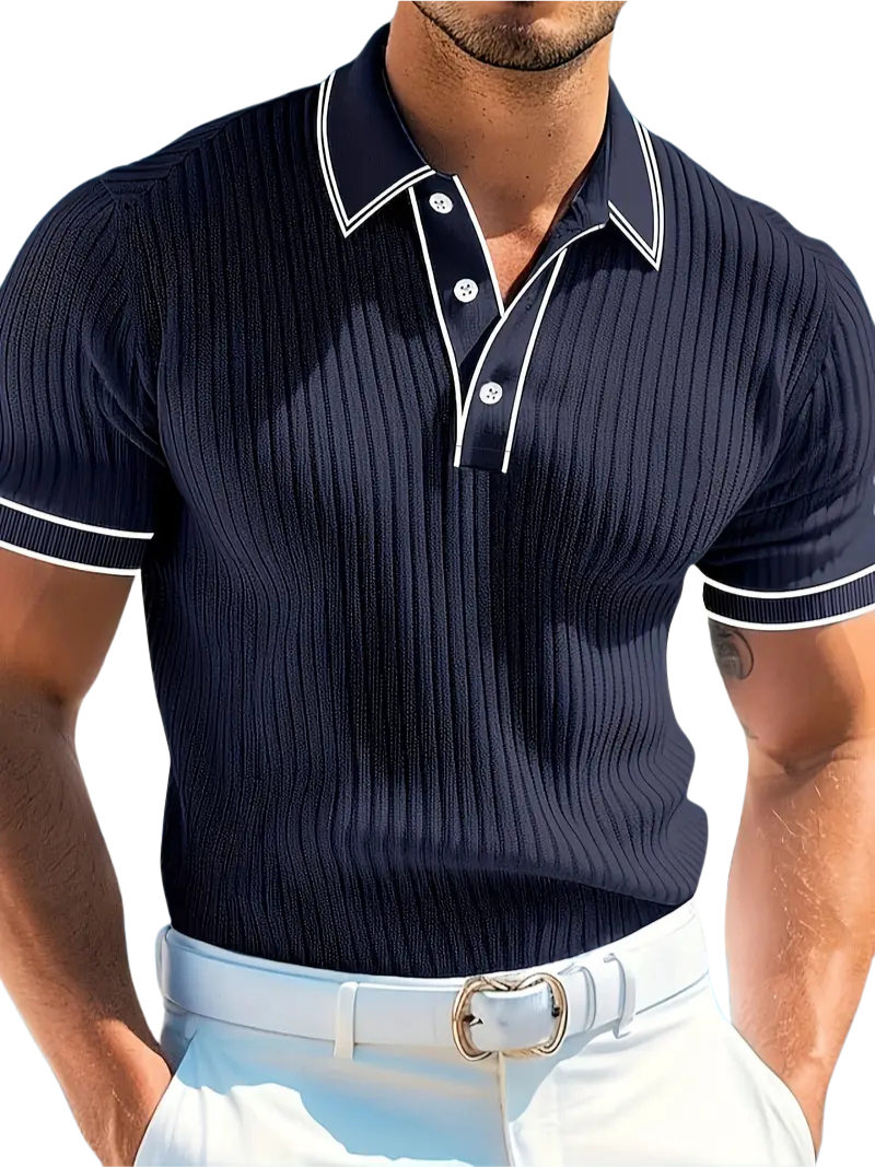 Eladio | Polo elegante de manga corta
