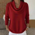 Jersey con Cuello Drapeado Julia