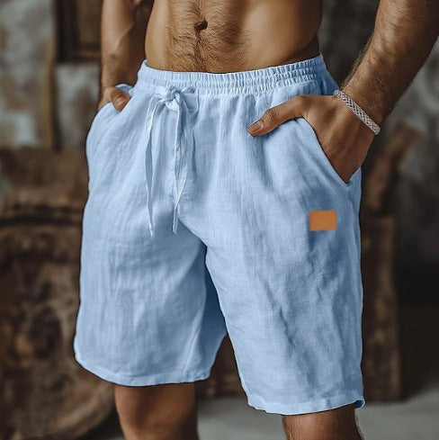 Unai | Pantalones cortos de lino casual para hombre