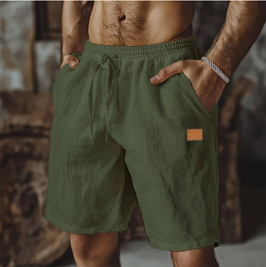 Unai | Pantalones cortos de lino casual para hombre