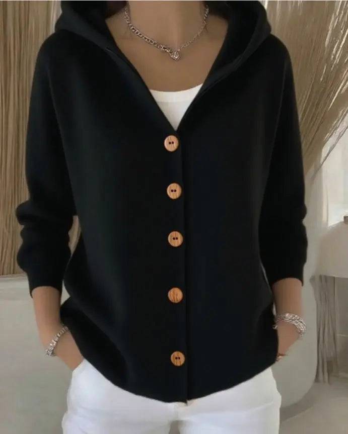 Rocío | Chaqueta de Punto con Capucha