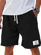 Xabier | Pantalones cortos ligeros y casual de corte amplio para hombre