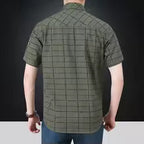Zacarías | Camisa elegante de manga corta a cuadros