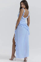 Isabela | Vestido elegante con abertura en la pierna