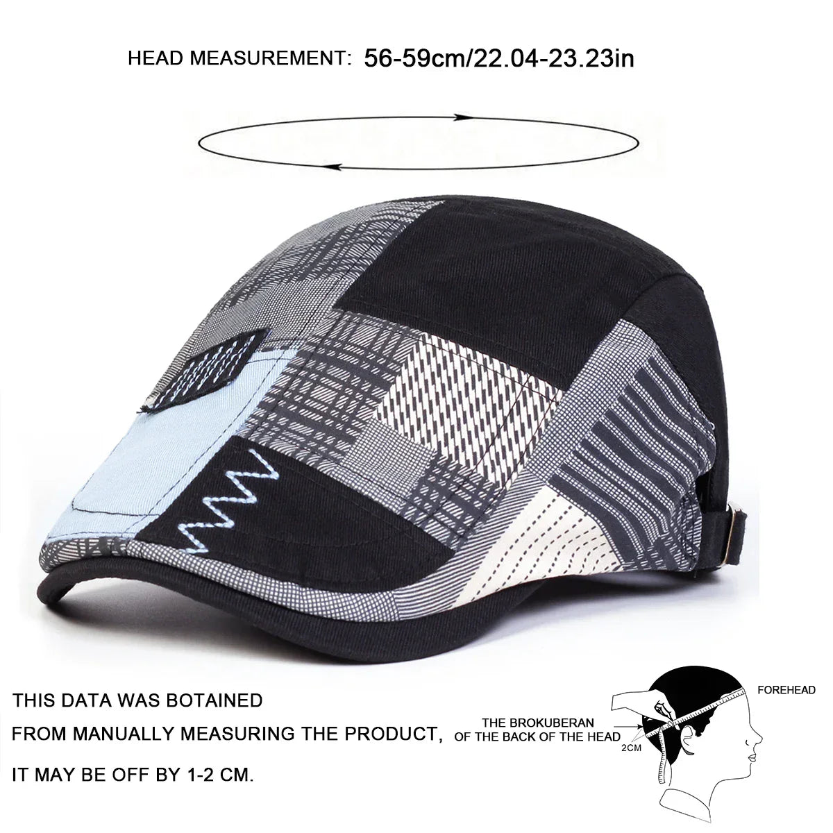 Olga | Gorra patchwork para hombre