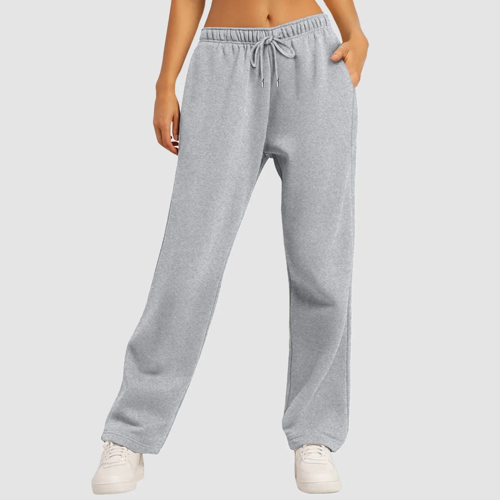 Yara | Pantalones jogger de pierna ancha y corte casual