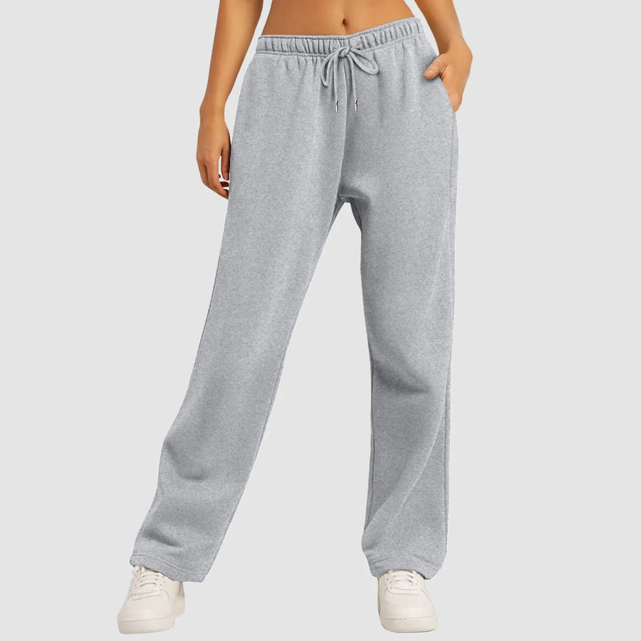 Yara | Pantalones jogger de pierna ancha y corte casual