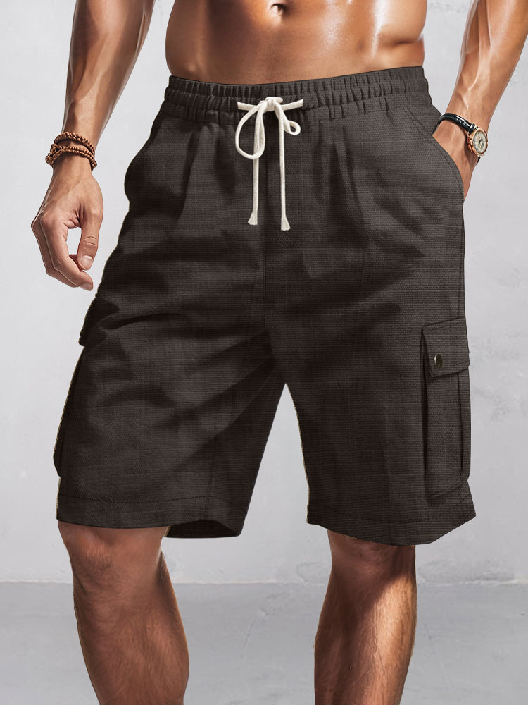 Yeray | Pantalones cargo cortos de algodón esencial