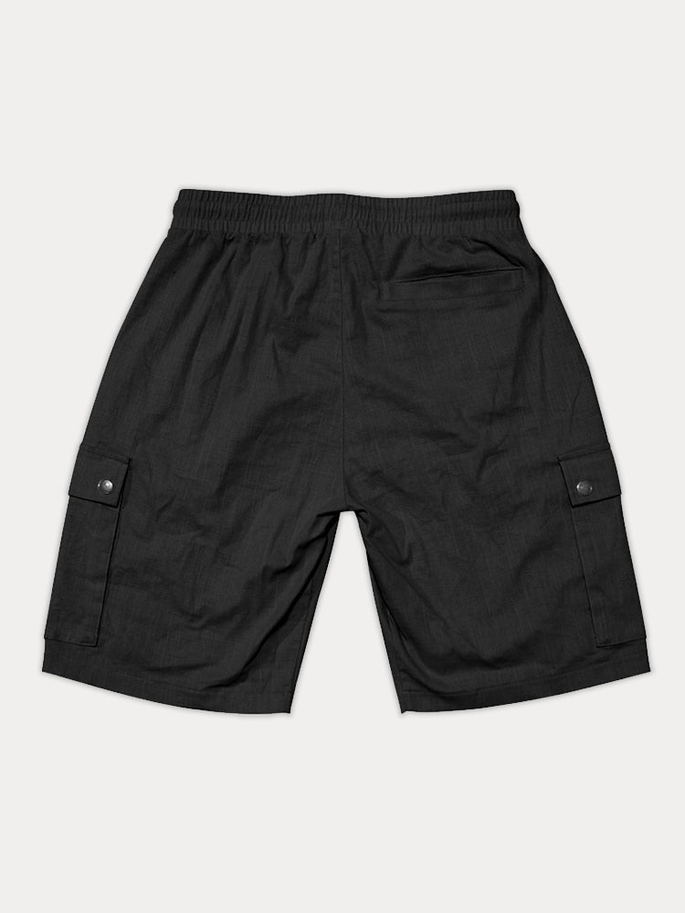 Yeray | Pantalones cargo cortos de algodón esencial
