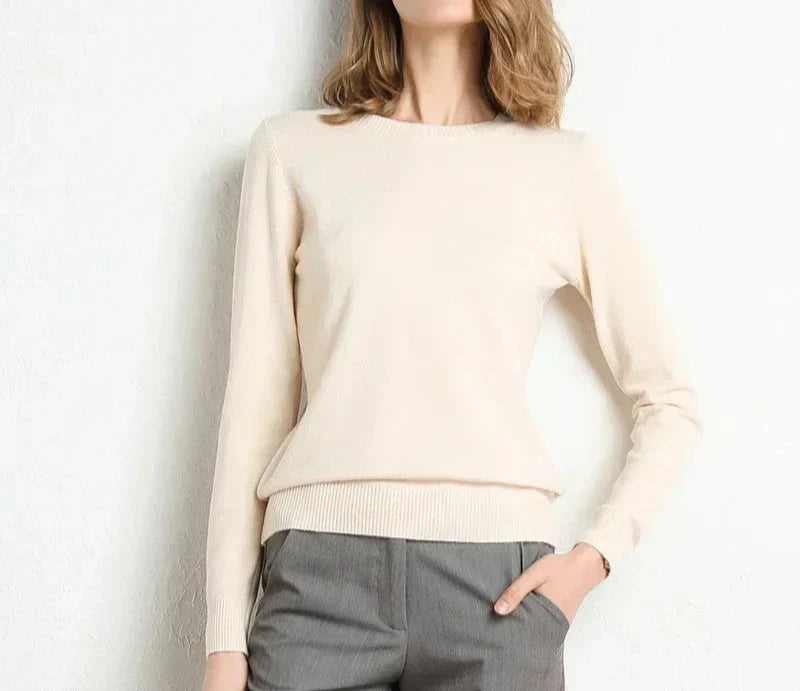 Piedad | Jersey confort de lana esencial