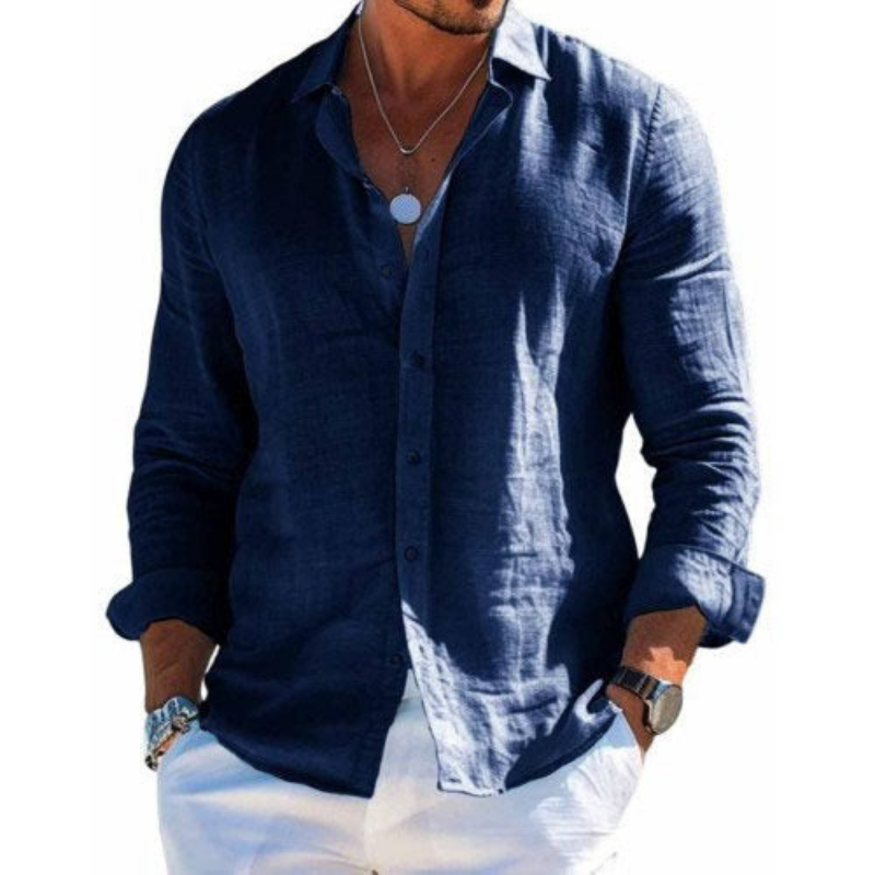Geno | Camisa elegante en tejido transpirable