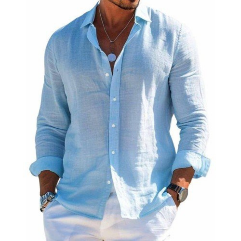 Geno | Camisa elegante en tejido transpirable