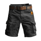 Mikel | Pantalones cargo cortos retro con múltiples bolsillos
