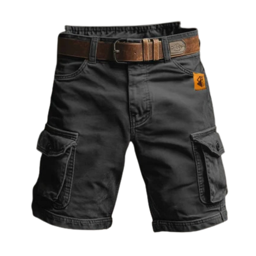 Mikel | Pantalones cargo cortos retro con múltiples bolsillos
