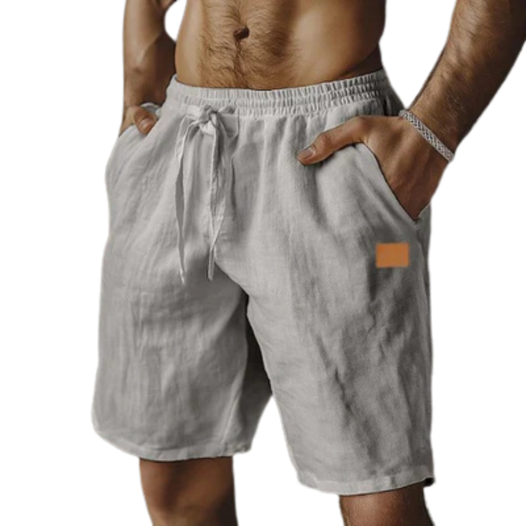 Unai | Pantalones cortos de lino casual para hombre