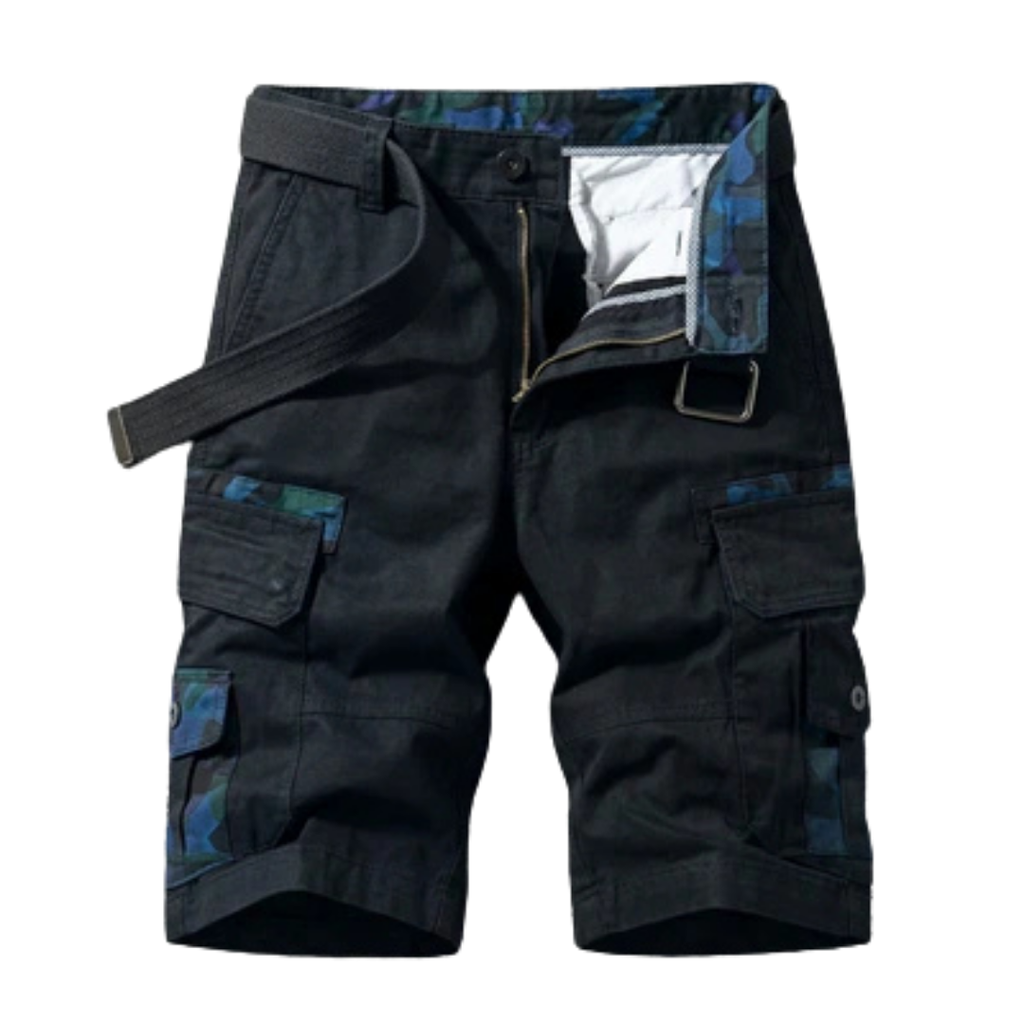 Sergio | Pantalones cargo cortos con cinturón