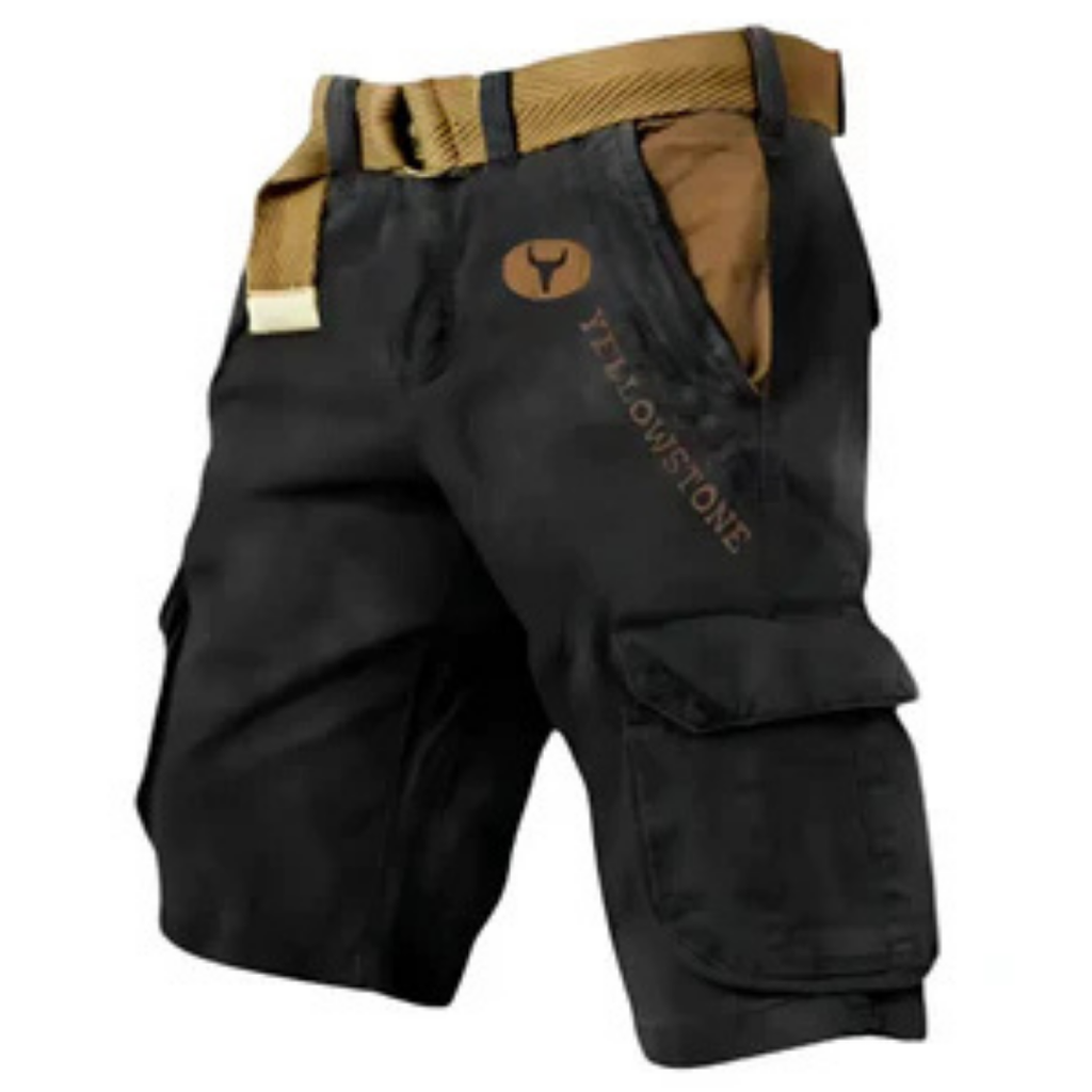 Niko | Pantalones cargo cortos de 6 bolsillos para hombre