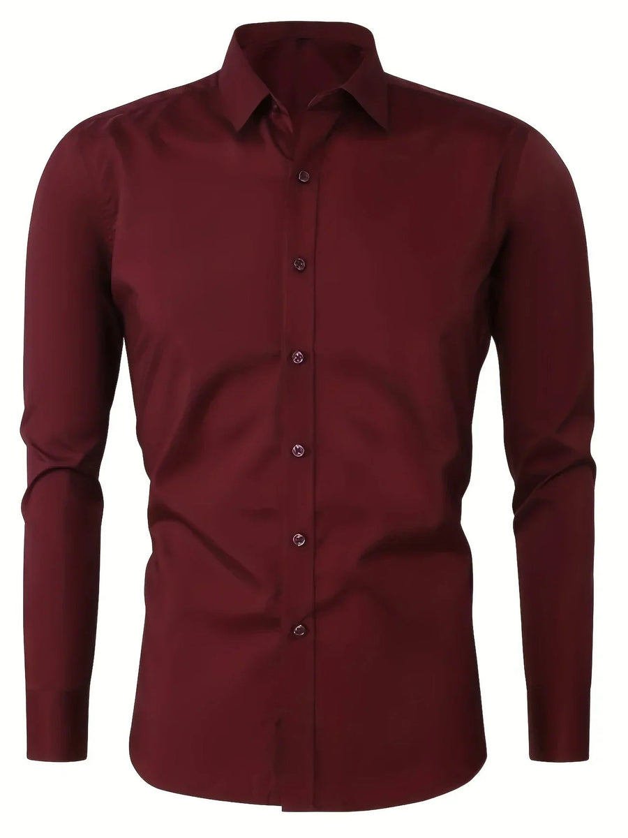 Abel | Camisa elegante de manga larga con botones
