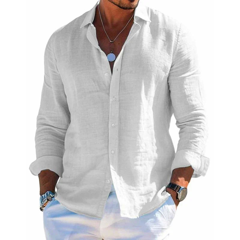 Geno | Camisa elegante en tejido transpirable