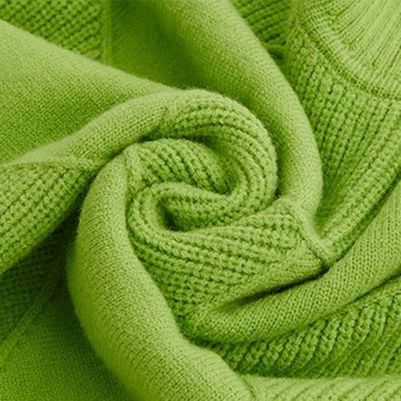 Jersey de cuello alto con textura de Noura Madrid