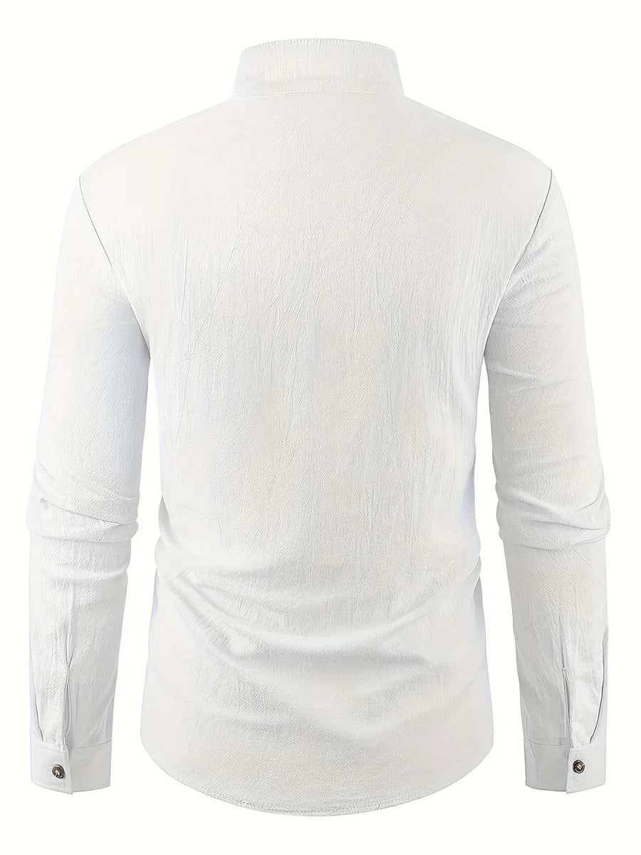 Yago | Camisa ligera de algodón de manga larga