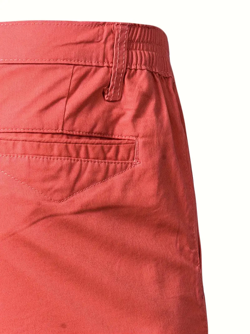 Valentina | Pantalones cortos de algodón transpirables con bolsillos